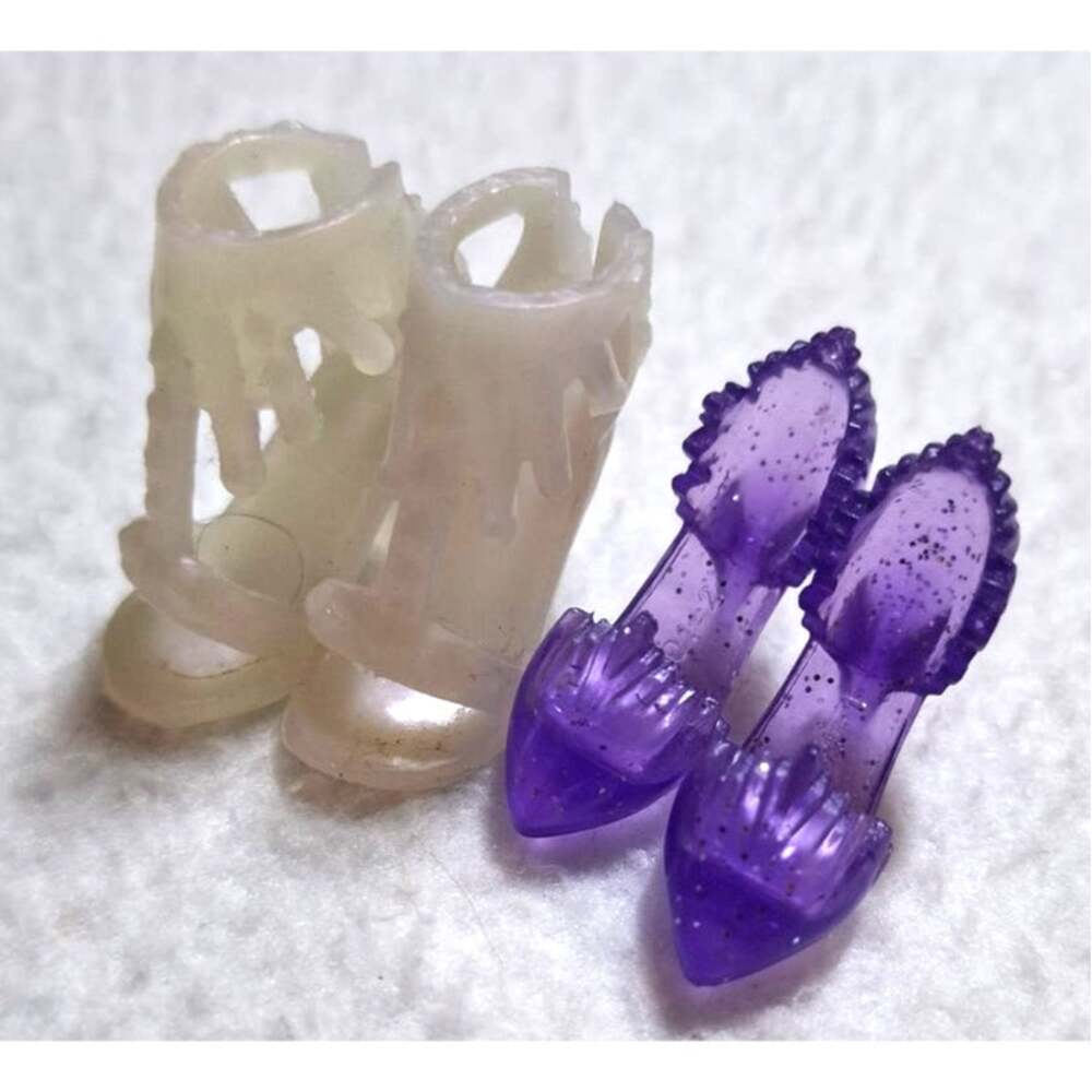 Spin Master Liv Barbie Fashion Doll Heels Shoes Pumps Purple White